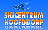Skiën voor een waterpomp